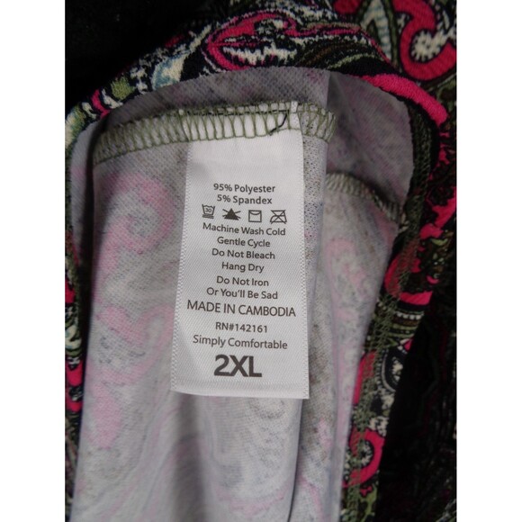 LuLaRoe Paisley Amelia Dress Size 2XL New - Picture 12 of 12